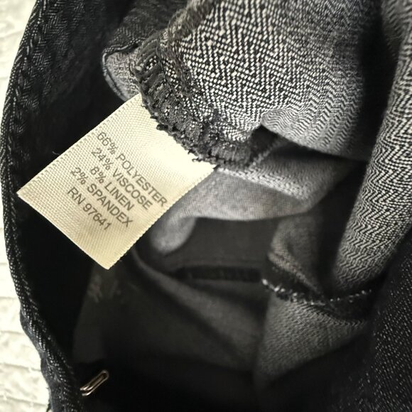 J. Jill Stretch A-Line Skirt Size 6 Gray Polyester Viscose Blend - Picture 4 of 9